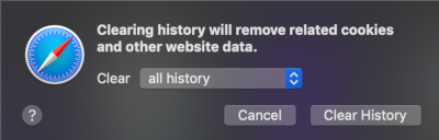 Safari Clear History Safari Clear History