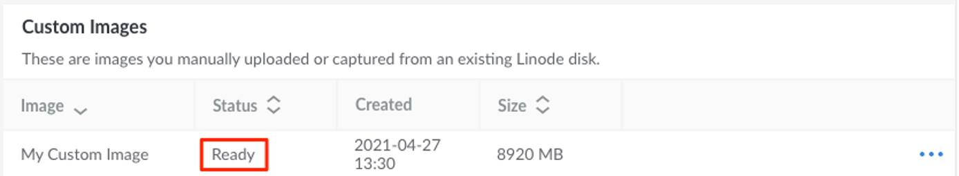 Image status Image status